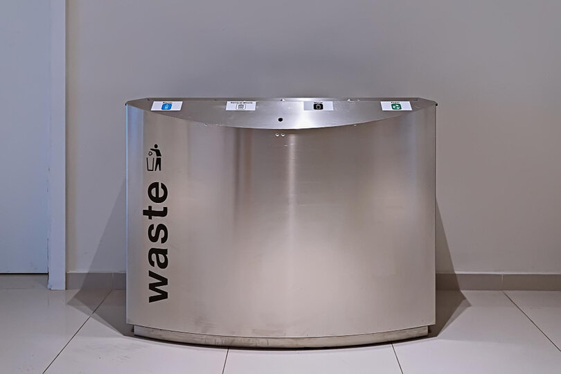 A modern waste bin